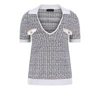Guess - Pull col V Annabelle - Femme - Pulls - Gris - Taille: 38 FR