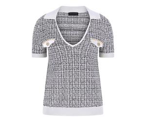 Guess - Pull col V Annabelle - Femme - Pulls - Gris - Taille: 38 FR