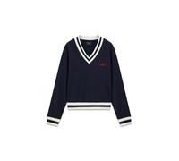 GUESS Pull-over beige clair / marine, Taille XS