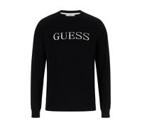 GUESS Pull-over 'KANE' noir / blanc, Taille S