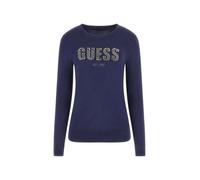 GUESS Pull-over 'Reyna' bleu marine / argent, Taille S