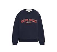 Guess Pull Ras Du Cou Logo Homme Garçon Bleu