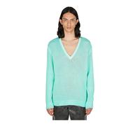 Guess - Pull V-Neck - Homme - Pulls - Vert - Taille: XL