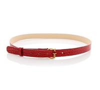 GUESS Raffie Sangle de Pantalon, Rouge, M Femmes