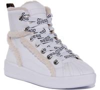 Guess Ramsi Bottes D'Hiver À Lacets Pour Femmes Noires UK 3 - 8