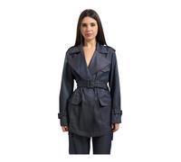 Guess - Regine Denim Short Trench - Femme - Manteaux - Bleu - Taille: 36 FR