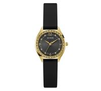 Guess Montre Charlotte GW0820L1 pour femme analogique silicone doré/noir Taille One Size