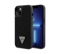 Guess Rhinestone Triangle Logo Case, Noir - iPhone 14