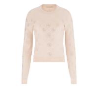 Guess - Rhinestones Sweater - Femme - Pulls - Beige - Taille: 38 FR