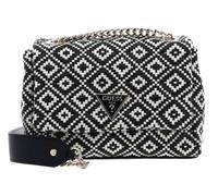 GUESS Rianee, Crossbody Sac à bandoulière Convertible à Rabat Femmes, Noir, Taille Unique