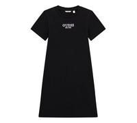 GUESS Robe côtelée Eco à manches courtes pour fille, Noir (Jet Black), 12 ans