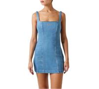 Guess - Robe Courte en Denim - Femme - Robes - Bleu - Taille: 40 FR