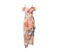 GUESS Robe d’été bleu violet / orange / abricot / rouge pastel, Taille 40
