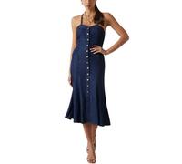 Guess Robe W5gk43d5n61 Sans manches Midi Bleue Taille M Femme