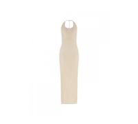 Guess - Robe Longue Ajourée - Femme - Robes - Beige - Taille: 40/42 FR