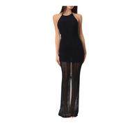 Guess - Robe Longue Style Sphie - Femme - Robes - Noir - Taille: 40 FR