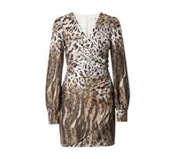 GUESS Robe 'Marion' marron / noisette / noir / blanc, Taille 34