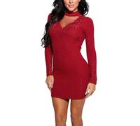 Guess Robe midi ajustée Eco Janet pour Femme, Imprimé jacinthes des Bois, Taille XL