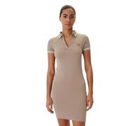 Guess Robe sans couture femme Eco PEPI 4G – Jacquard taupe brillant – Taille M