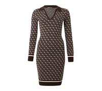 GUESS Robes en maille 'AUBREY' marron / noir / blanc, Taille XL