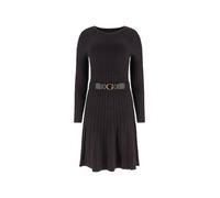 Guess Hana Robe à manches longues avec ceinture pour femme, Marron (Bark Brown), M