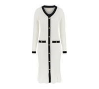GUESS Robes en maille 'LAUREL' noir / blanc, Taille S