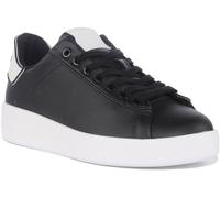 Guess Rockies Chunky Lacets Montants Décontractés Femmes Baskets Noires UK 3 - 8