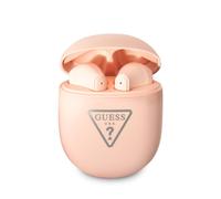Guess s?uchawki Bluetooth GUTWST82TRP TWS + stacja dokuj?ca r??owy/pink Triangle Logo (Sans fil), ?couteurs, Pink