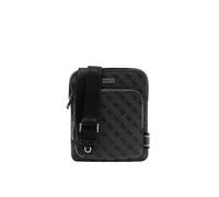 GUESS Sac à bandoulière 'Boston' gris foncé / noir, Taille One Size