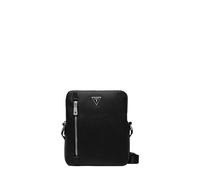 Sac à épaule bandoulière - GUESS - Torino Double Zip - Noir - 100% polyuréthane - 2 compartiments principaux