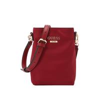 GUESS sac à épaule bandoulière sac pour téléphone portable Follie Travel Chit Chat Phone Bag Rust Red rouge foncé