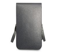 Guess Sac à bandoulière gris Saffiano Triangle Design universel env. 16 x10cm