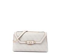 GUESS sac à épaule bandoulière Lindsey Convertible Xbody Flap Bone Logo écru