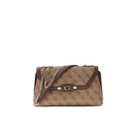 GUESS Sac à bandoulière Lindsey Convertible Xbody Flap Logo Latte marron clair