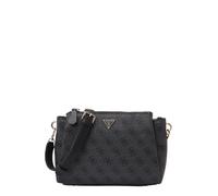 GUESS Noelle II Tri Comp Crossbody Bag Coal Logo