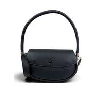 Guess Sac a bandouliere noire Danya Flap en matiere synthetique avec logo avant BLACK UNI