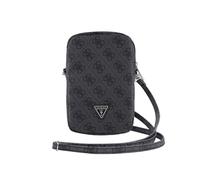 CG Mobile Étui pour téléphone portable Guess GUWBZP4GFTSK zippé motif 4G logo triangulaire Noir
