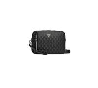 GUESS Sac à Bandoulière Torino G Wave, Noir, 23 x 16 x 6,8 cm, Similicuir