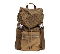 GUESS sac à dos de loisirs Berlin Backpack Beige/Brown marron clair
