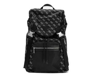 GUESS sac à dos de loisirs Berlin Backpack Dark Black noir