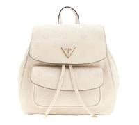 GUESS sac à dos de loisirs Cresidia II Flap Backpack Cream White Logo écru