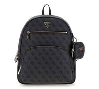 GUESS Sac à dos de loisirs gris foncé noir pour femme - Power Play II Tech Backpack L Coal Logo 312979