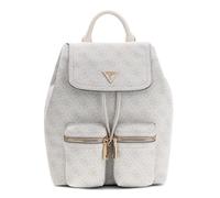 GUESS sac à dos de loisirs Manhattan II Flap Backpack Bone Logo écru