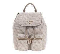 GUESS sac à dos de loisirs Manhattan II Flap Backpack Dark Taupe Logo