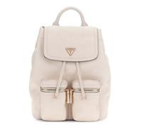 GUESS sac à dos de loisirs Manhattan II Flap Backpack Stone Logo écru