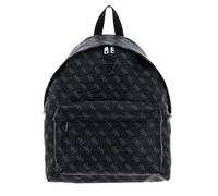 GUESS Sac à dos de loisirs noir gris pour homme - Venezia Backpack Front Pocket Dark Black 249365