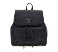 GUESS Sac à dos de loisirs noir pour femme - Cresidia II Flap Backpack S Black Logo 326364