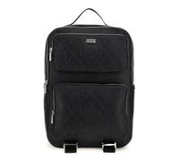 GUESS Sac à dos Boston Squared Backpack 325090 – Noir, pour ordinateur portable, femme et homme