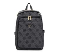 Guess Sac à dos de loisirs pour ordinateur portable U-Zip Backpack avec logo Coal Gris foncé