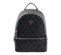 GUESS sac à dos Follie Travel Small Backpack Coal Logo gris foncé